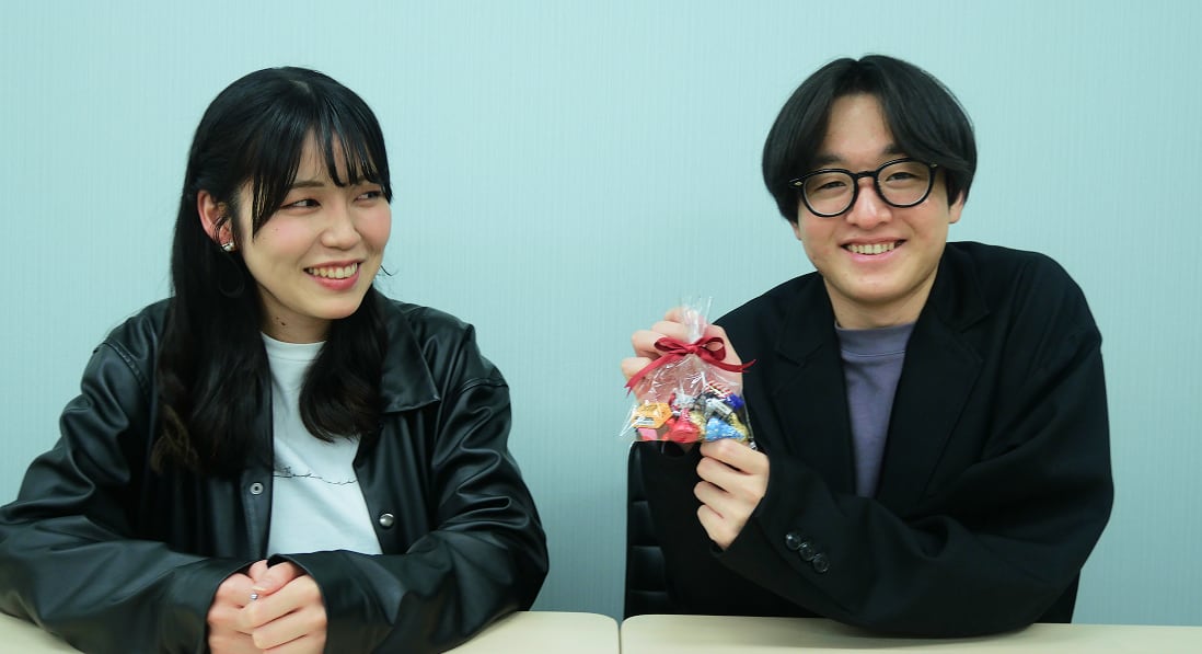 インタビューの写真