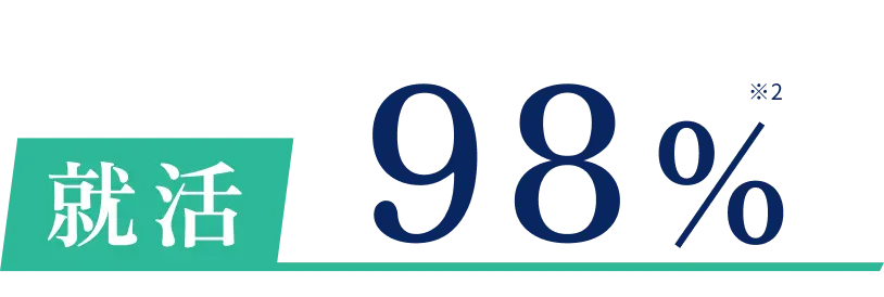 就活 98%