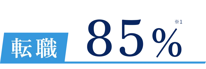 転職 85%