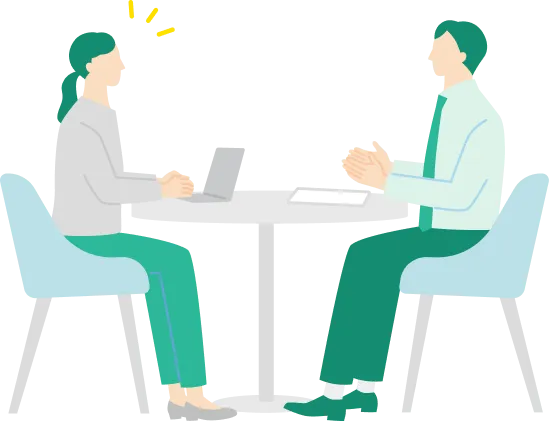 入社前フォローを受ける学生