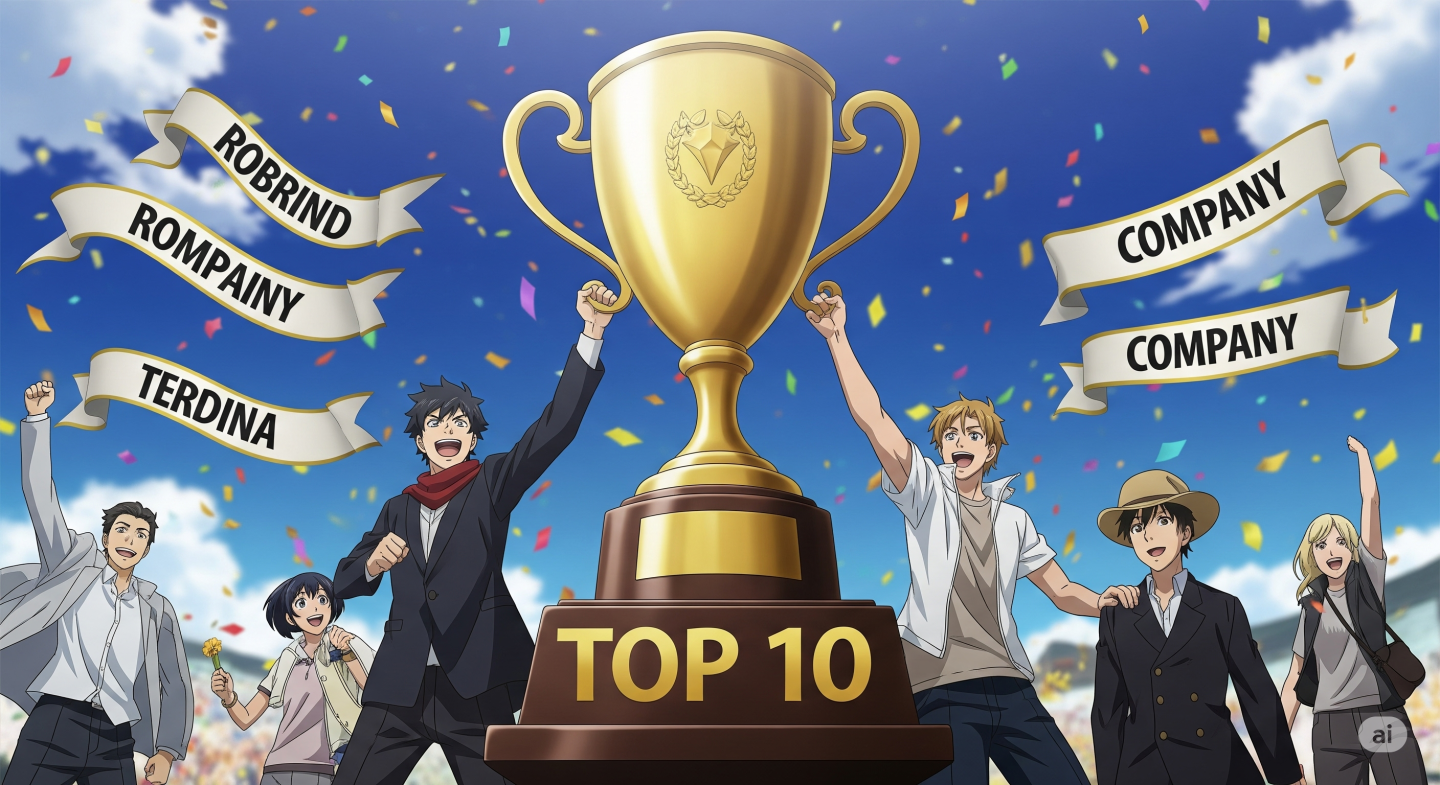 ソフトウェア業界の企業別の総合評価ランキングTOP10