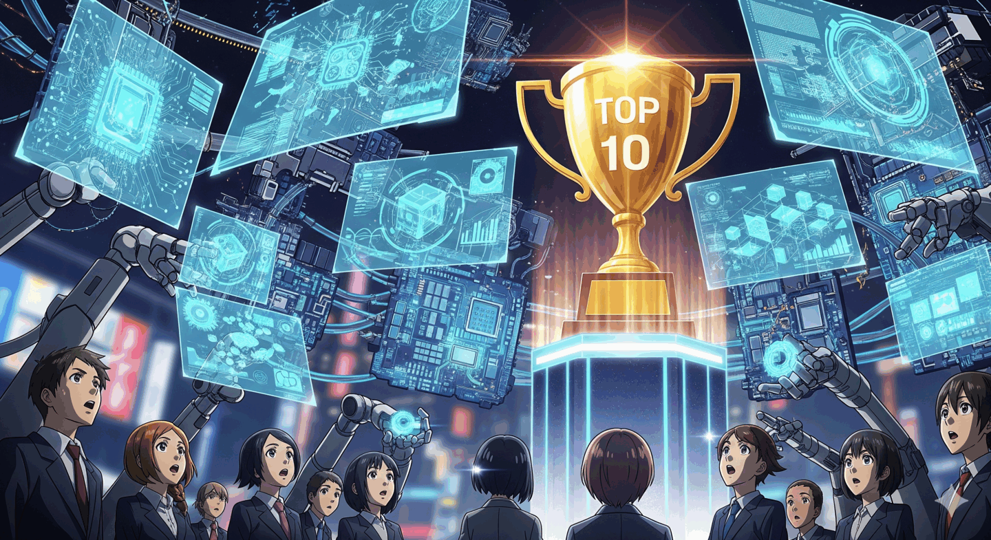 ゲーム業界の企業規模別の評価ランキングTOP10