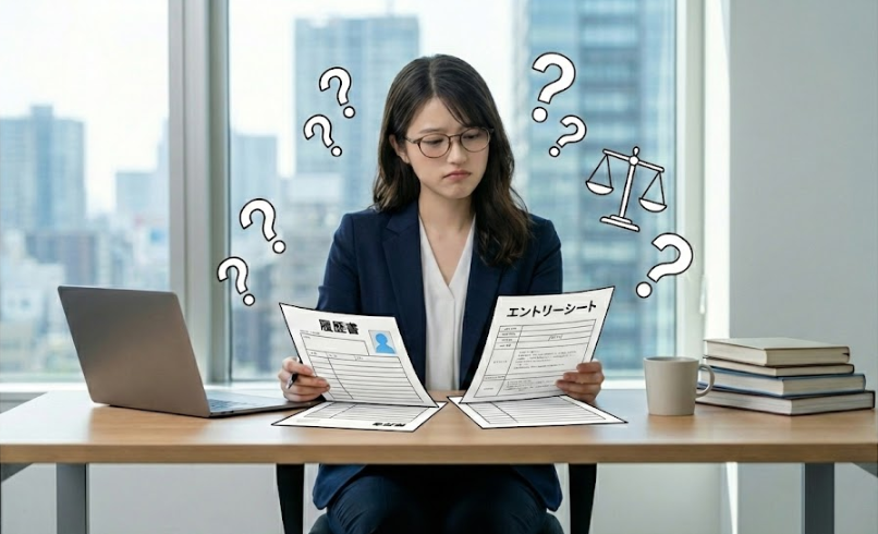 エントリーシートと履歴書の内容は同じで大丈夫？