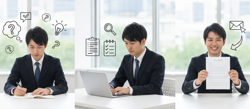 ゼロからエントリーシートを書く流れ