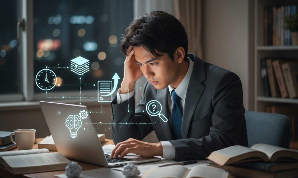 最初のエントリーシート作成には時間がかかる