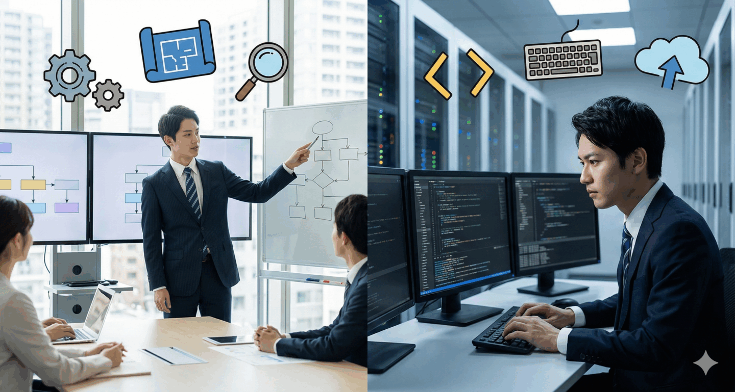 システムエンジニアとソフトウェアエンジニアの定義