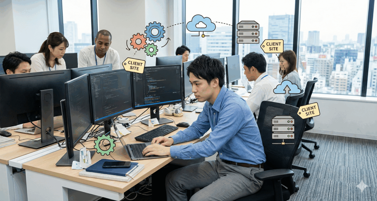 システムエンジニアの客先常駐とは