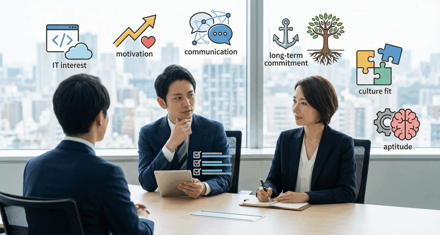 IT企業の面接官に聞いた面接の評価ポイント