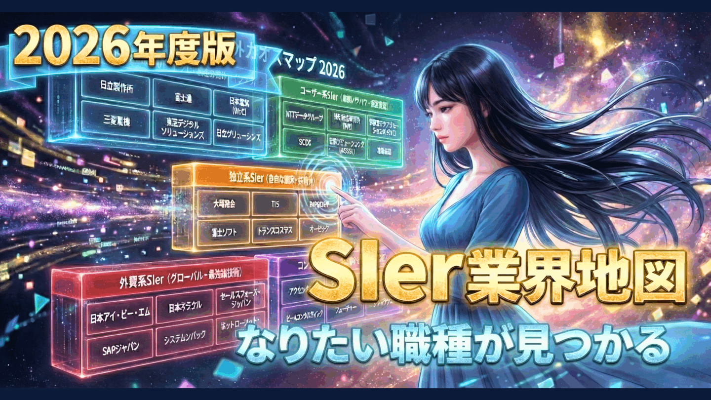 SIer業界地図2026年版！カオスマップを使って企業研究＆勝ち組企業を探そう ｜IT専門就活エージェント「ユニゾンキャリア」