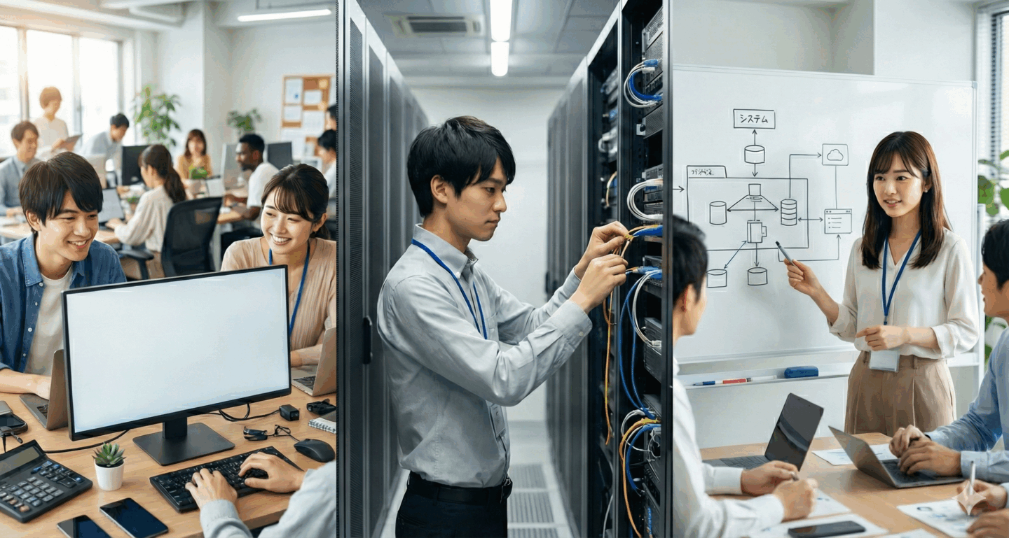 SIerにはエンジニア職種が複数ある