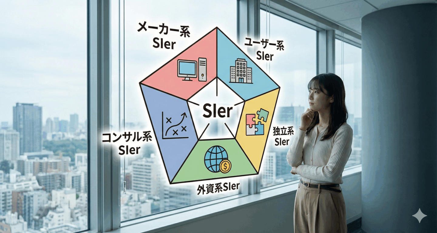 SIerは5種類に分類できる