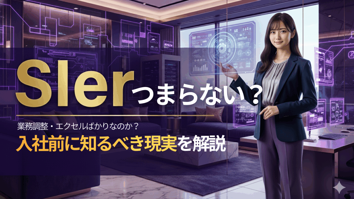 SIerはつまらない？新卒入社前に知るべき調整・エクセルばかりの現実を解説