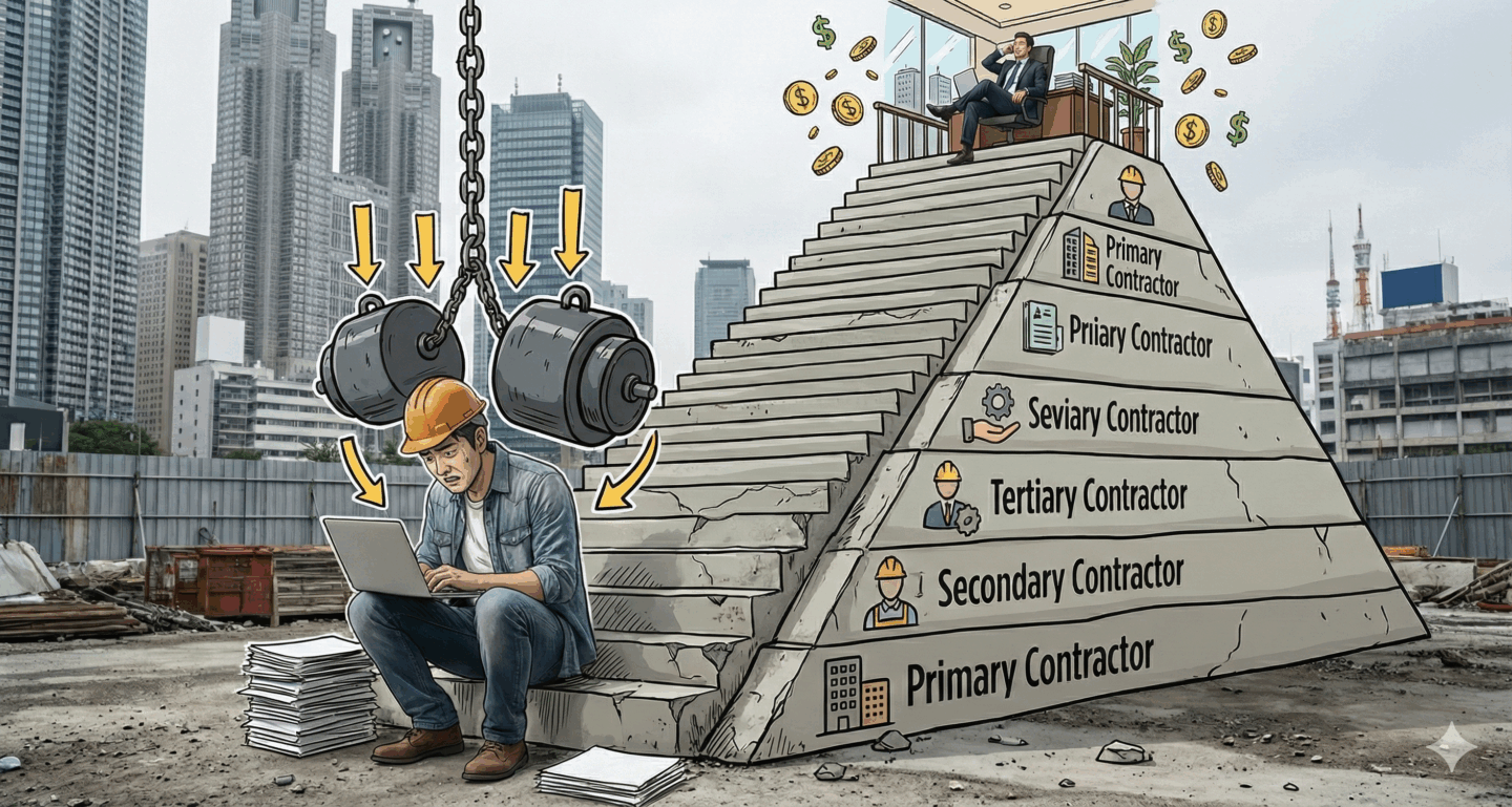 【前提】IT業界は多重下請け構造