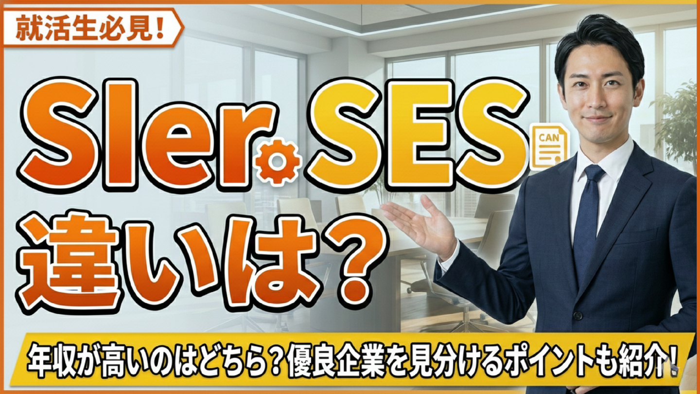 SIerとSESの違いを解説！新卒ならどっちがいい？年収が高いのは？ | SIer企業