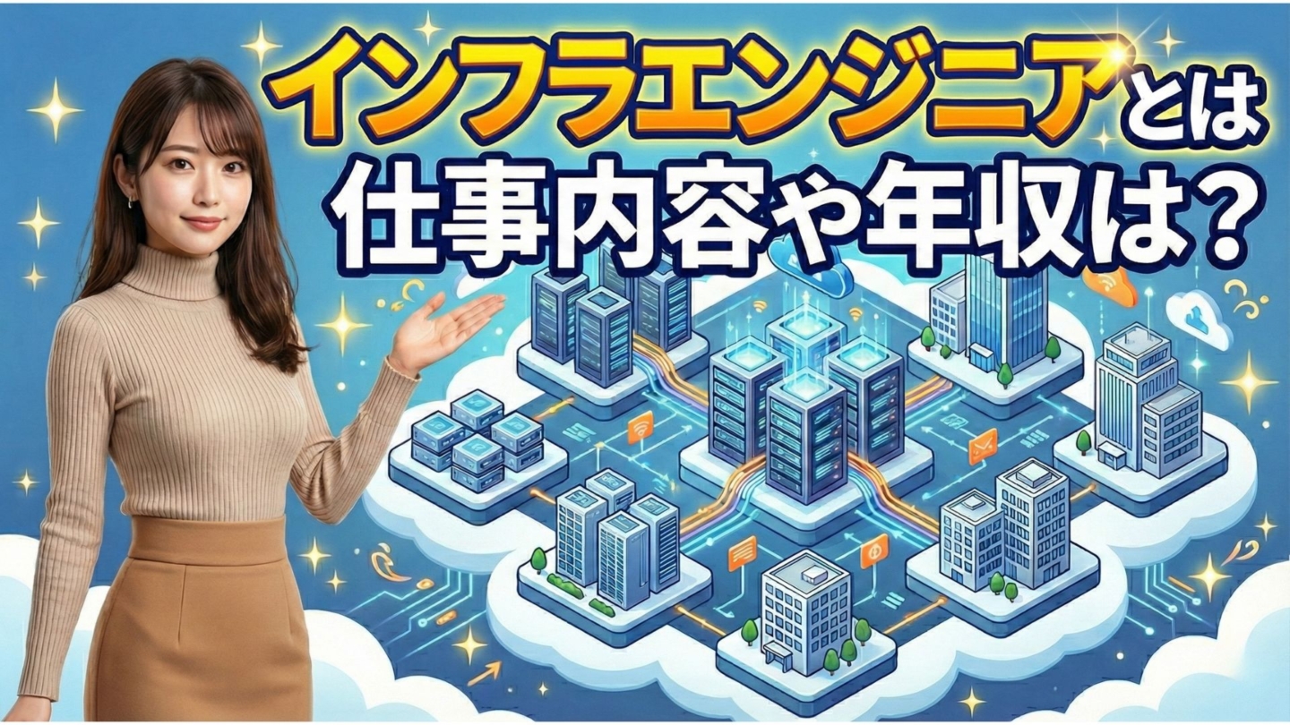 インフラエンジニアとは？新卒の仕事内容や就職メリットをわかりやすく解説