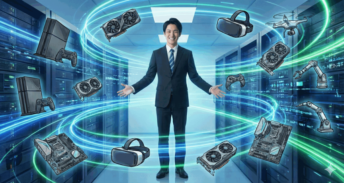 ハードウェア業界の職種は5分類できる