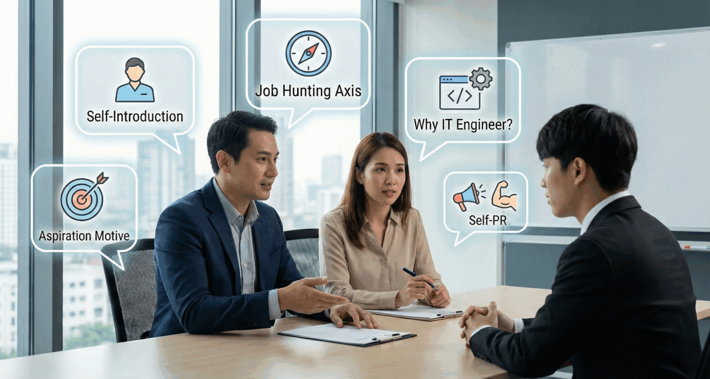 新卒ITエンジニアの全職種共通の質問＆例文11選