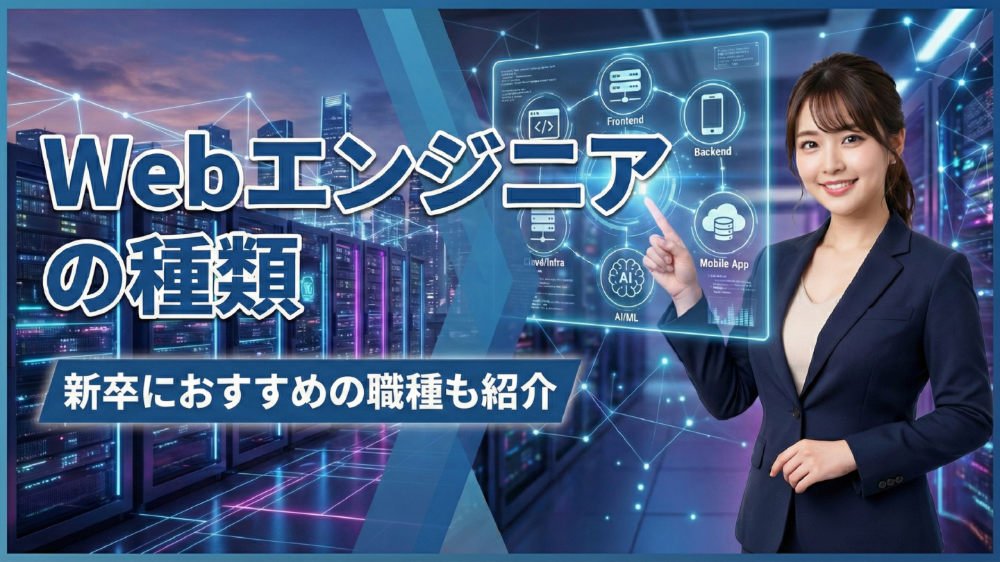 新卒で入りたいWebエンジニアの種類一覧！おすすめWeb系IT職種を紹介 | IT職種研究