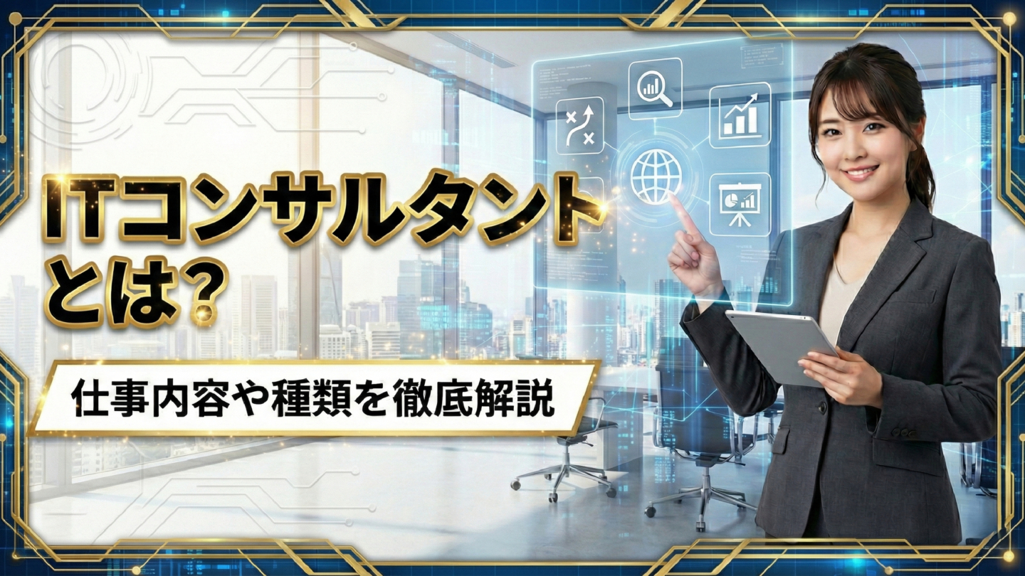 新卒のITコンサルタントとは？入社後の仕事内容や種類、SEとの違いを解説 | IT職種研究
