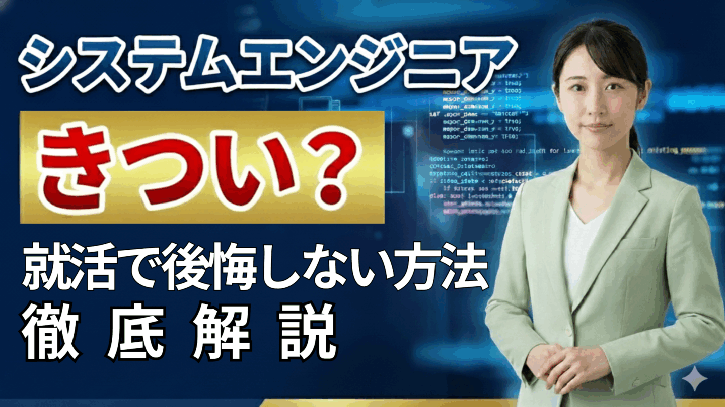 新卒システムエンジニア（SE）がきつい理由を解説！仕事は優秀じゃないと難しい？