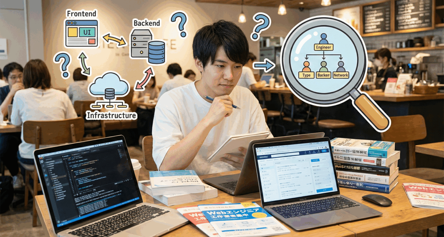 自分に合うWebエンジニア種類の見つけ方
