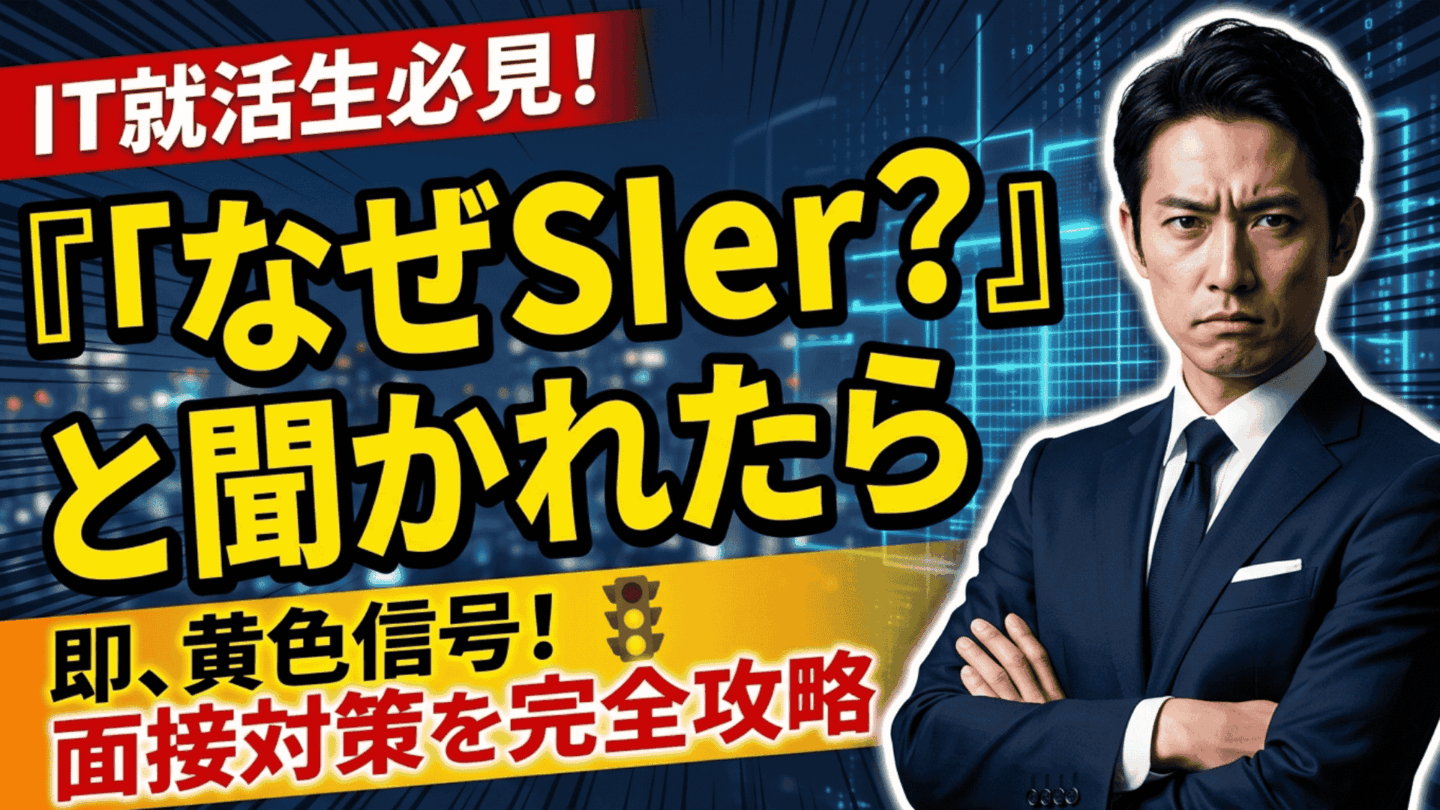 「IT業界の中でもなぜSIer？」と聞かれたら黄色信号！面接の質問を先読みして徹底対策