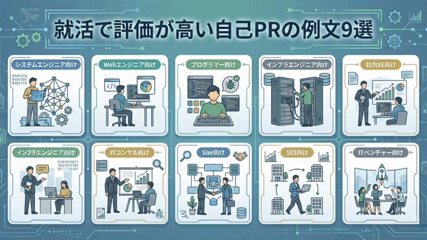 就活で評価が高い自己PRの例文9選