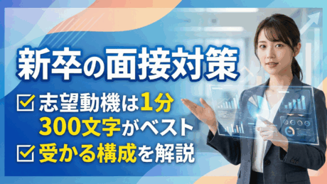 面接の志望動機は長いと一発アウト？新卒が1分で話す構成と例文を解説