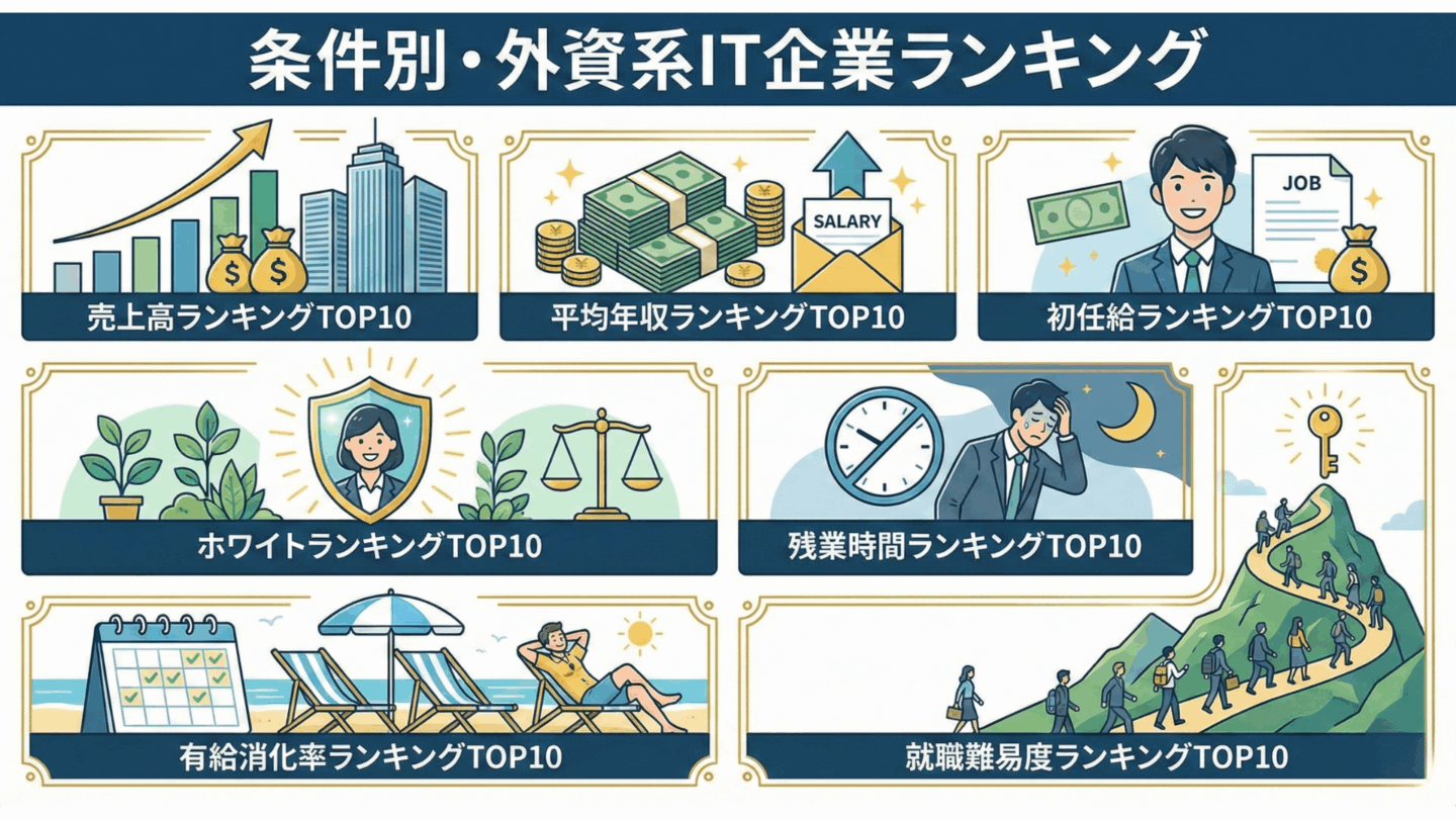 企業別・外資系IT企業ランキング