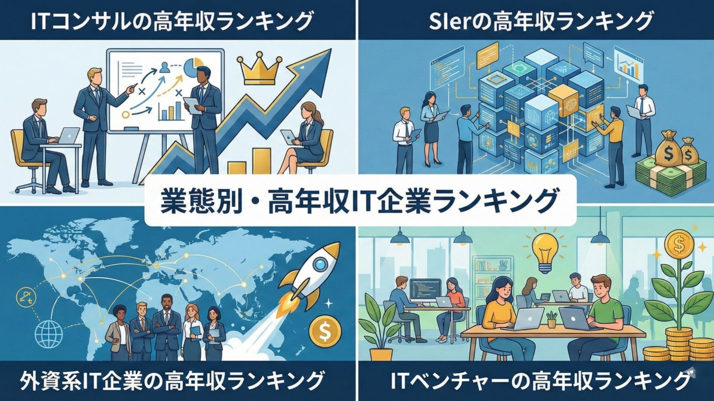 業態別・高年収IT企業ランキング