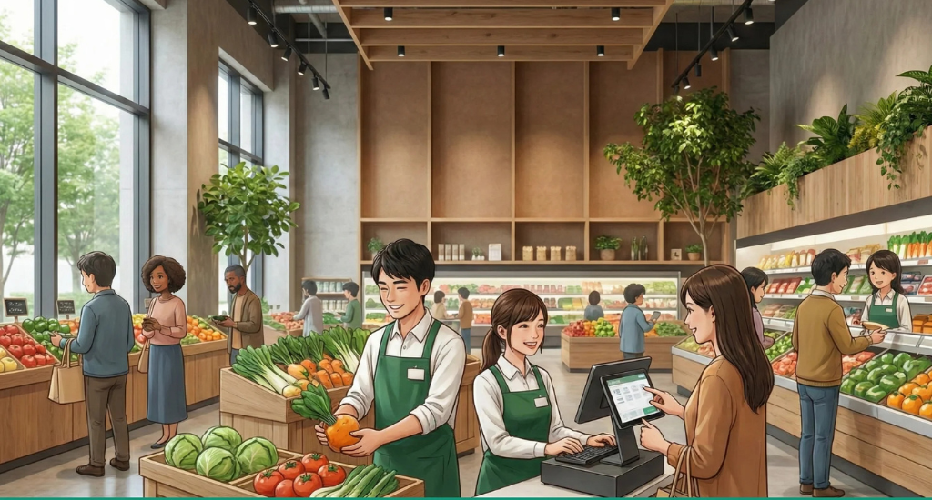 面接官がスーパーの仕事で評価したいポイント