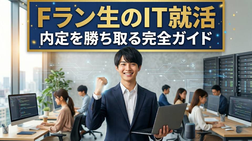 IT業界に入りたいFラン学生のための就職活動完全ガイド！学歴の壁をぶっ壊そう