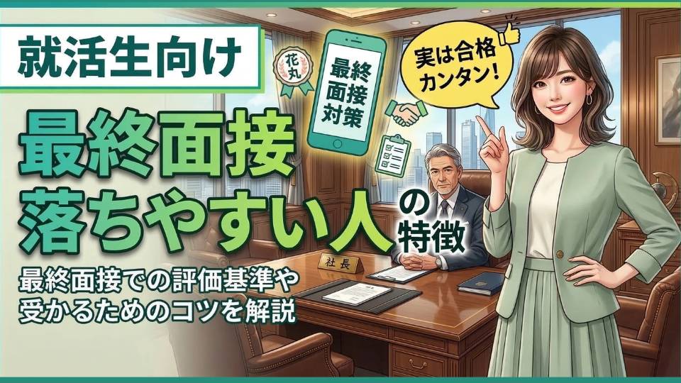 【新卒向け】なぜかIT業界の最終面接でよく落ちる人の特徴は？内定をもらうコツを解説