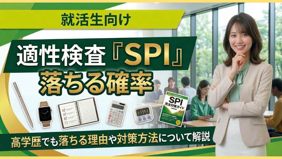 もう手遅れ？SPIで落ちる確率と高学歴でも適性検査ができない理由を解説