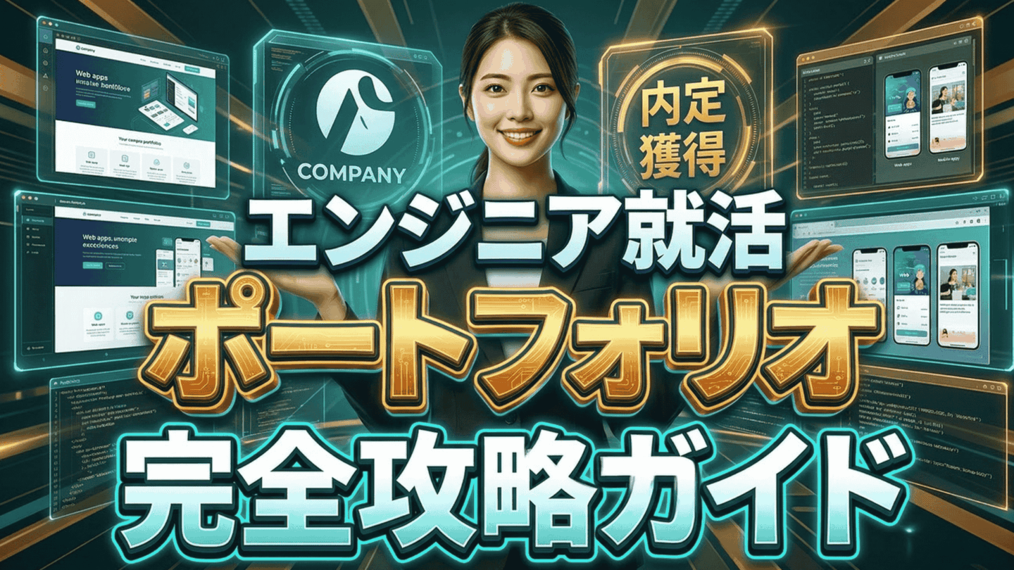 エンジニア就活のポートフォリオ攻略ガイド！大学生が作れるレベルの作品例も紹介