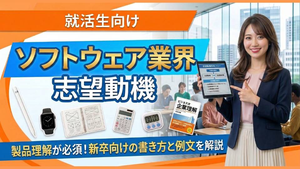 ソフトウェア業界の志望動機は製品理解が必須！新卒向けの書き方と例文を解説