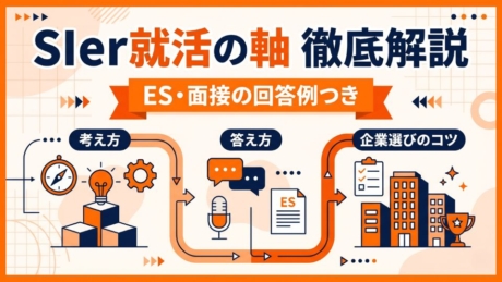 SIerの就活の軸「答え方・考え方」ES面接の回答例と企業選びのコツを解説