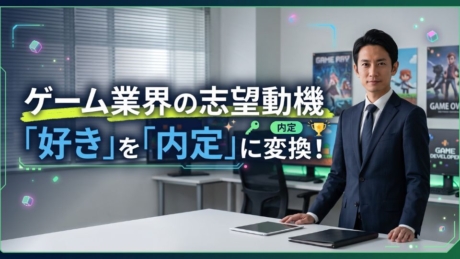 ゲーム業界の志望動機「ゲームが好き」だけでは通らない！職種別の例文で評価軸を徹底解説