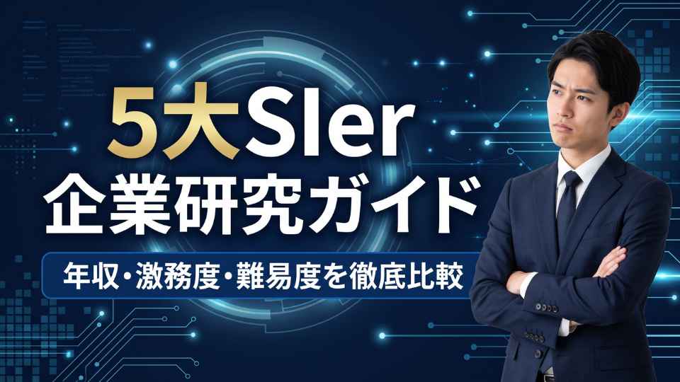 日本5大SIer企業研究ガイド2026年版！年収・初任給・就職難易度ランキングを紹介