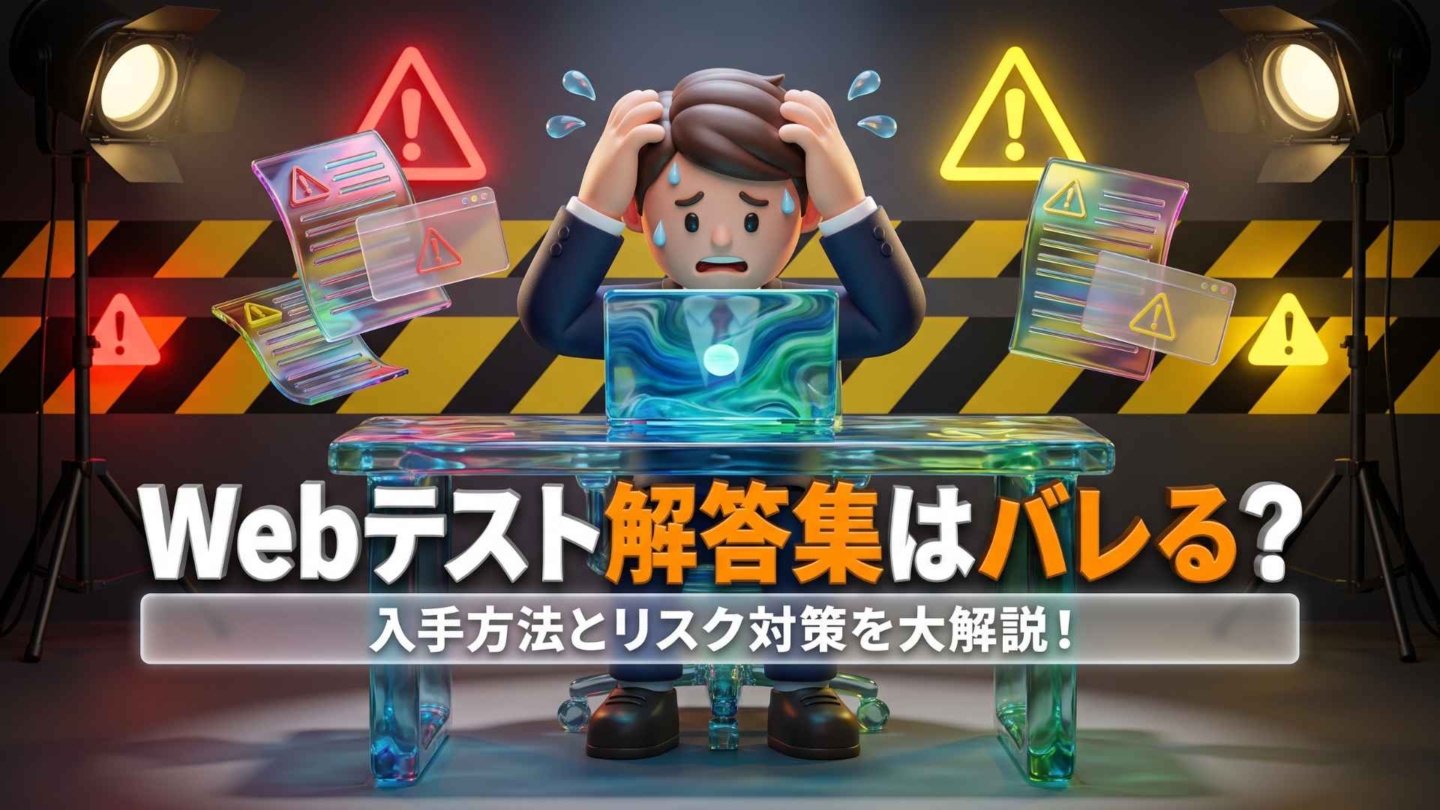 Webテスト解答集はバレる？入手方法とリスク対策を大解説！