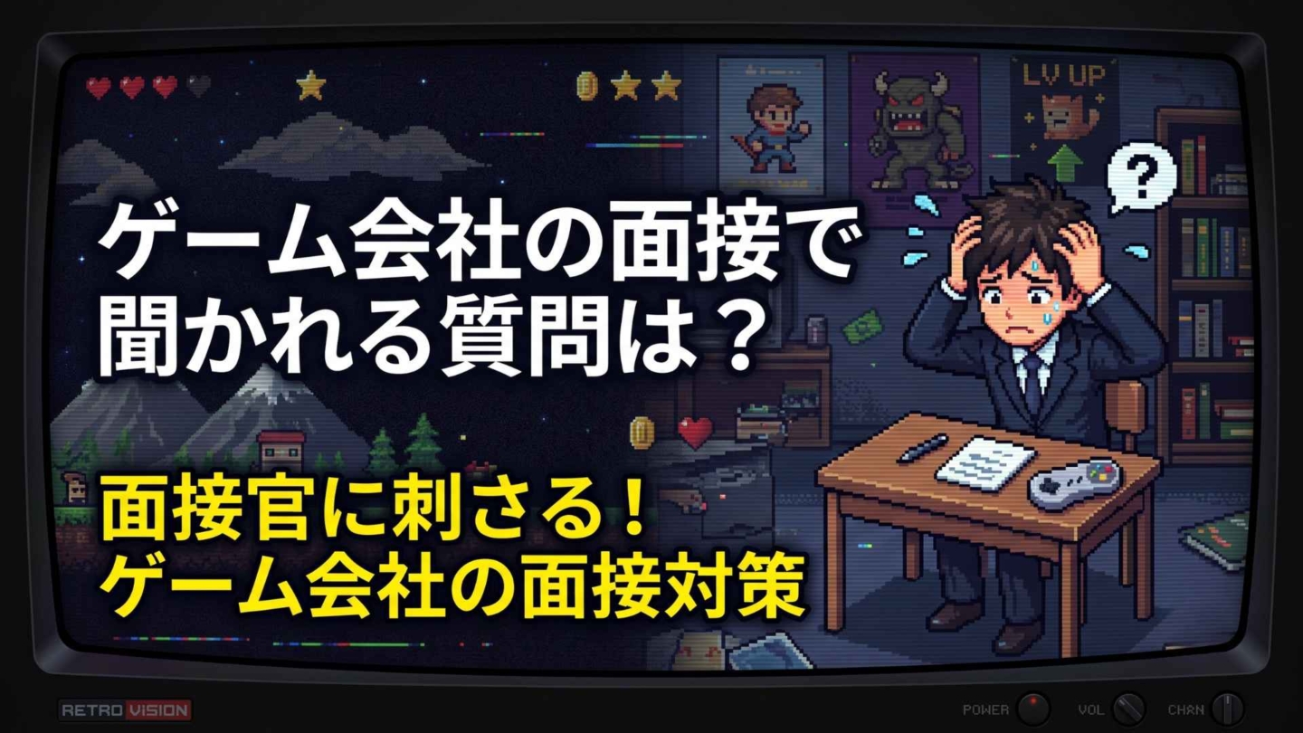 ゲーム会社の面接で聞かれる質問は？新卒の職種別対策法！