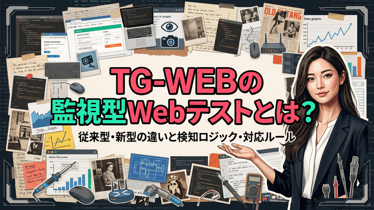 TG-WEB監視型受検の仕組みとは？バレる境界線と対策を解説！