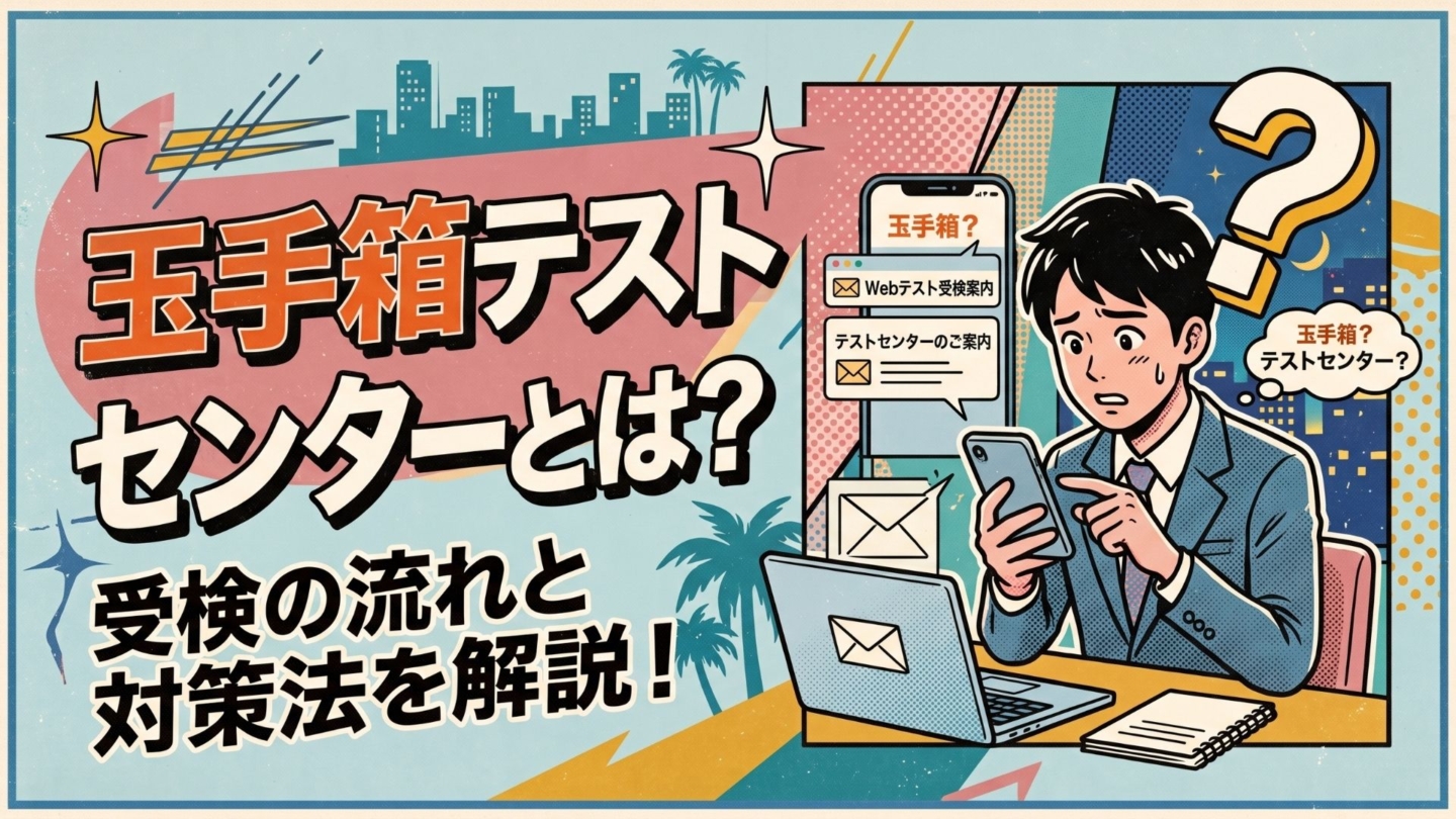 玉手箱テストセンターとは？受検の流れと対策法を解説！